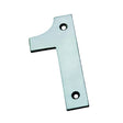 High quality image of Eurospec - Numerals Number 1 - Satin Stainless Steel | Sku. num10101sss | Trade Door Handles.