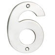 High quality image of Eurospec - Numerals Number 6/9 - Bright Stainless Steel | Sku. num10106-9bss | Trade Door Handles.