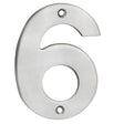 High quality image of Eurospec - Numerals Number 6/9 - Satin Stainless Steel | Sku. num10106-9sss | Trade Door Handles.