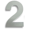 High quality image of Eurospec - Stainless Steel 7" Numerals (0-9) (Number 2) - Bright Stainless Steel | Sku. num10172bss | Trade Door Handles.