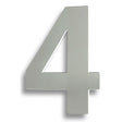 High quality image of Eurospec - Stainless Steel 7" Numerals (0-9) (Number 4) - Bright Stainless Steel | Sku. num10174bss | Trade Door Handles.