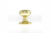 Quality image of Old English Harrogate Solid Brass Mushroom Mortice Knob on Concealed Fix Rose - Polished Brass | Sku. oe58mmkpb | available from Trade Door Handles.