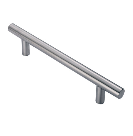 High quality image of Eurospec - 25mm Straight T Pull Handle 300mm Centres - Satin Stainless Steel | Sku. pbt1300sss | Trade Door Handles.