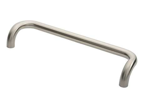 High quality image of Eurospec - Cranked Pull Handle 450mm Centres - Satin Stainless Steel | Sku. pcc1450sss | Trade Door Handles.