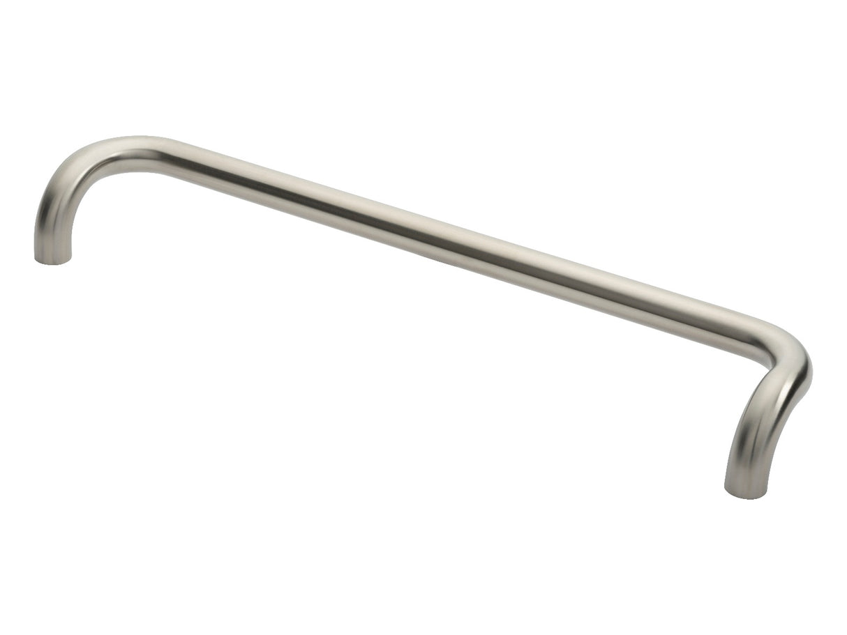 High quality image of Eurospec - 30mm Cranked Pull Handle 600mm Centres - Satin Stainless Steel | Sku. pcc1600sss | Trade Door Handles.
