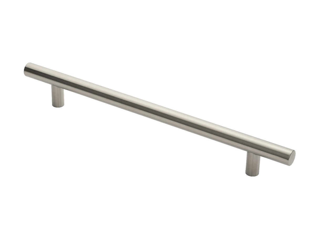 High quality image of Eurospec - 30mm Straight T Pull Handle 450mm Centres - Satin Stainless Steel | Sku. pct1450sss | Trade Door Handles.