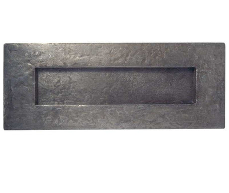 This is an image showing the Frelan - Letterplate Overall 270 x 115mm - Pewter available to order from Trade Door Handles in Kendal