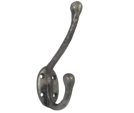 High quality image of Frelan - Antique Hat & Coat Hooks 125mm Pewter Sku. PEW77