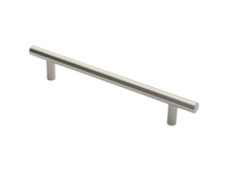 High quality image of Eurospec - 22mm Straight T Pull Handle 300mm Centres - Satin Stainless Steel | Sku. pft1300sss | Trade Door Handles.