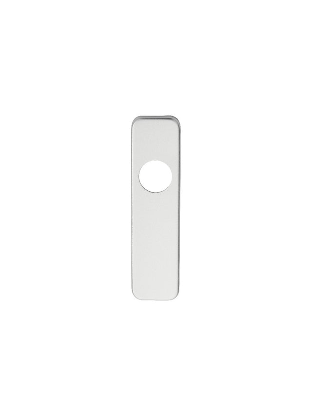 High quality image of Eurospec - Safety Lever Latch Plate Covers - Satin Anodised Aluminium | Sku. plb9001saa | Trade Door Handles.