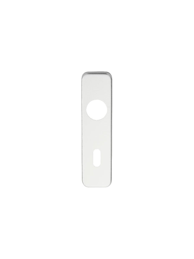 High quality image of Eurospec - Safety Lever Lock Covers - Satin Anodised Aluminium | Sku. plp9001saa | Trade Door Handles.