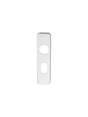 High quality image of Eurospec - Safety Lever Oval Lock Covers - Satin Anodised Aluminium | Sku. plu9001saa | Trade Door Handles.