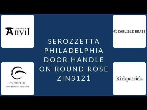 Serozzetta - Philadelphia Lever On Rose - Satin Chrome