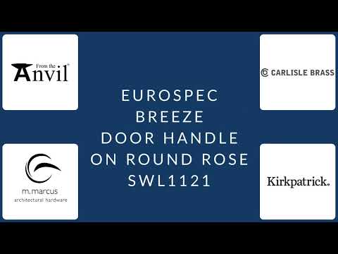 Eurospec - Steelworx SWL Breeze Lever on Rose - Matt Black