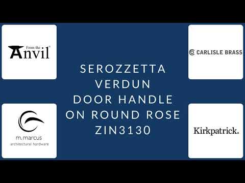 Serozzetta - Verdun Lever On Rose - Matt Black