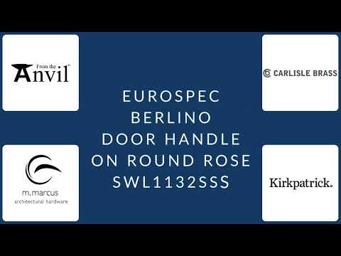 Eurospec - Steelworx SWL Berlino Lever on Rose - Satin Stainless Steel