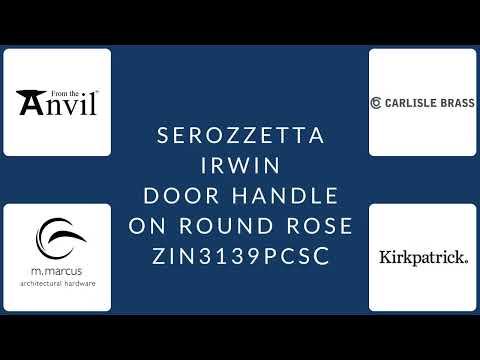 Serozzetta - Irwin Lever On Rose - Dual Finish-Polished/Satin Chrome