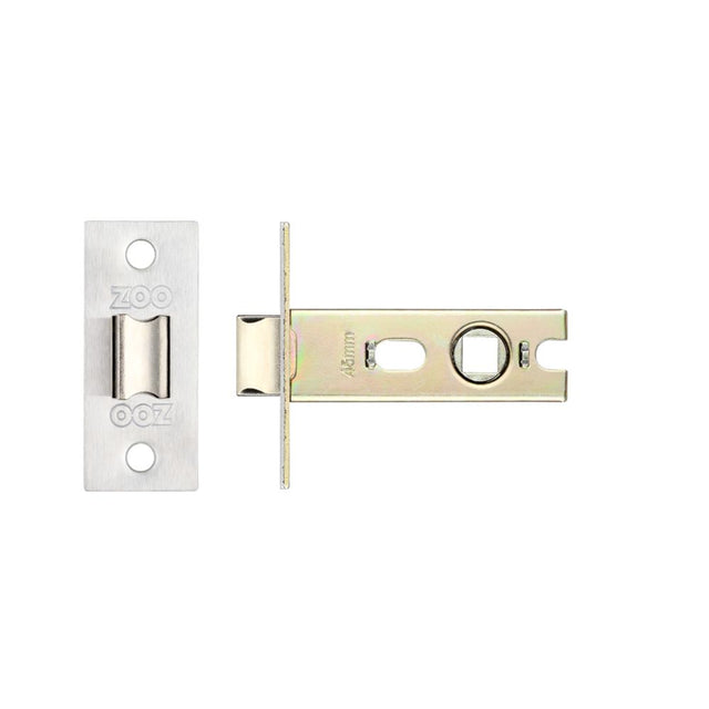 High quality image of the PR0 - Project Range - Project Tubular Latch 64mm - Bolt Through - Stain Stainless Steel | Sku. prtl64ss | available to order from Trade Door Handles.