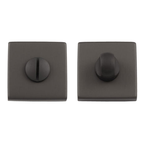 High quality image of Manital - Square Standard Turn and Release - Anthracite | Sku. qt004ant | Trade Door Handles.