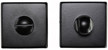 High quality image of Manital - Square Standard Turn and Release - Black | Sku. qt004blk | Trade Door Handles.