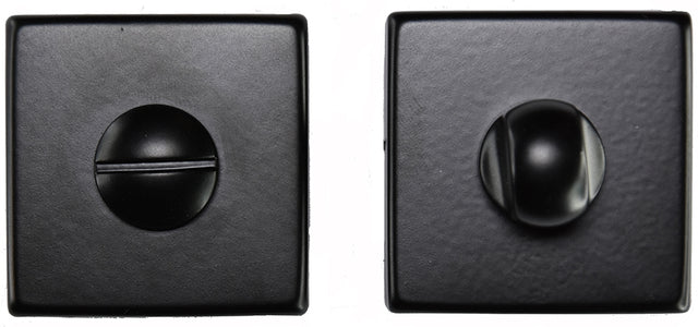 High quality image of Manital - Square Standard Turn and Release - Black | Sku. qt004blk | Trade Door Handles.