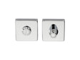 High quality image of Manital - Square Standard Turn and Release - Polished Chrome | Sku. qt004cp | Trade Door Handles.