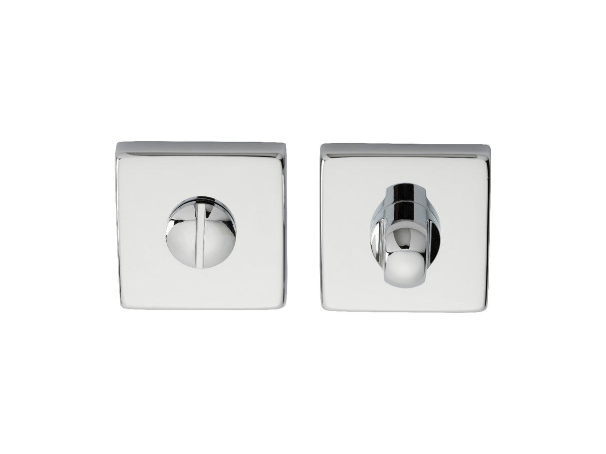 High quality image of Manital - Square Standard Turn and Release - Polished Chrome | Sku. qt004cp | Trade Door Handles.