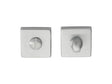 High quality image of Manital - Square Standard Turn and Release - Satin Chrome | Sku. qt004sc | Trade Door Handles.