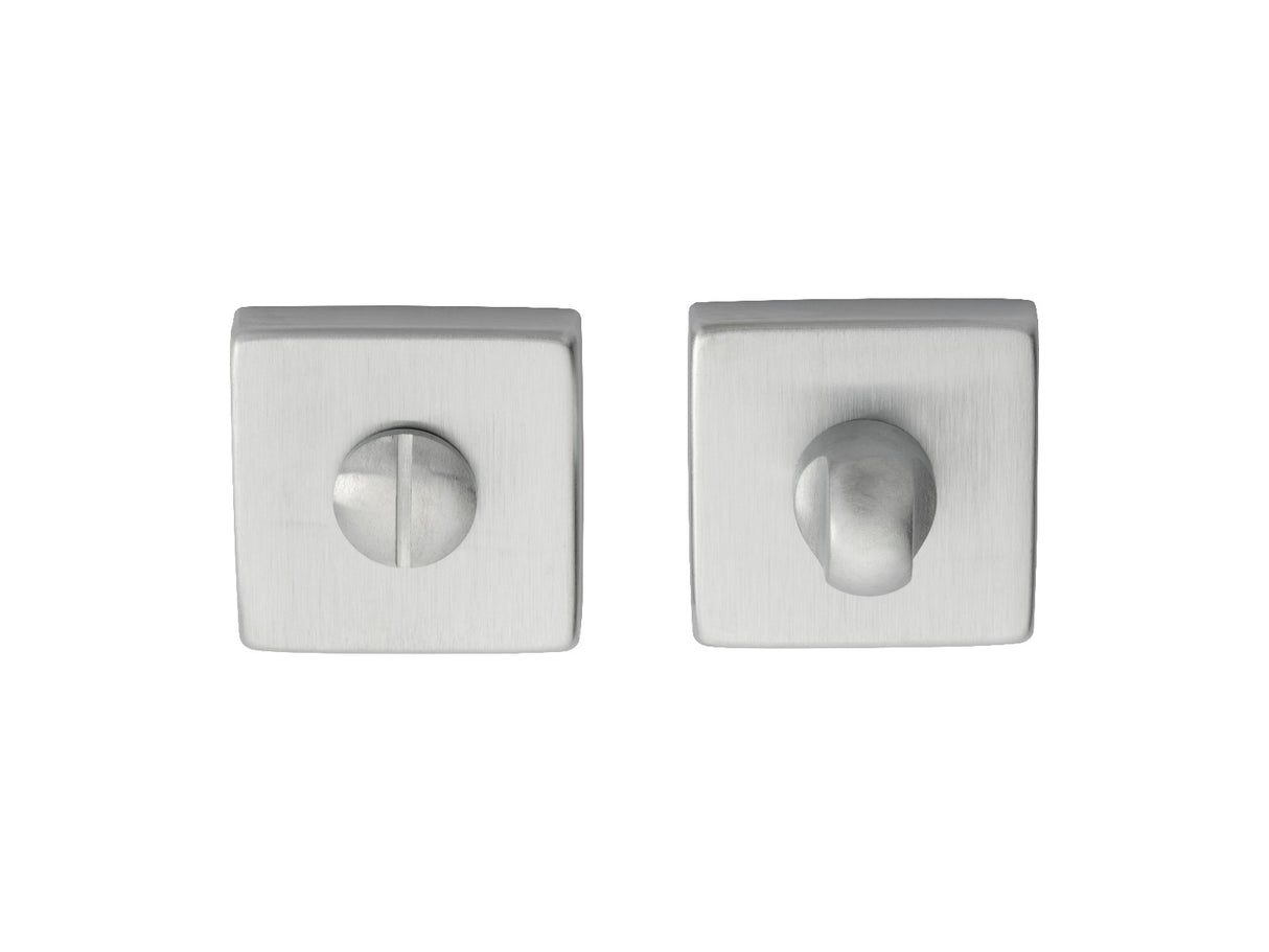 High quality image of Manital - Square Standard Turn and Release - Satin Chrome | Sku. qt004sc | Trade Door Handles.