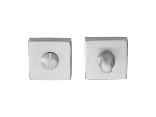 High quality image of Manital - Square Standard Turn and Release - Satin Chrome | Sku. qt004sc | Trade Door Handles.