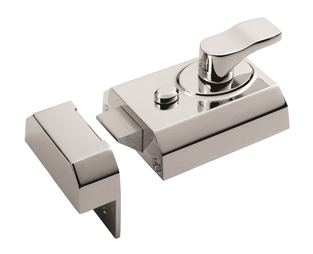 High quality image of Eurospec - Contract Rim Cylinder Nightlatch Complete 60mm - Polished Chrome | Sku. rcn8260pc | Trade Door Handles.
