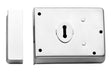 High quality image of Eurospec - Traditional Rim Deadlock - Polished Chrome | Sku. rde8043pc | Trade Door Handles.