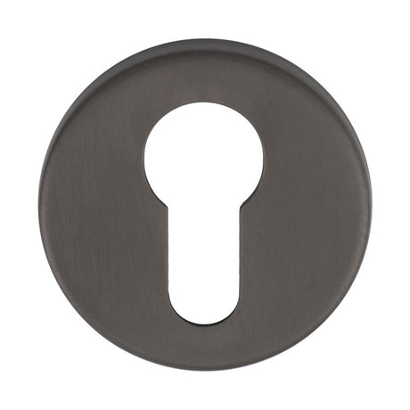 High quality image of Manital - Euro Profile Escutcheon-Anthracite | Sku.RE001ANT | Trade Door Handles.