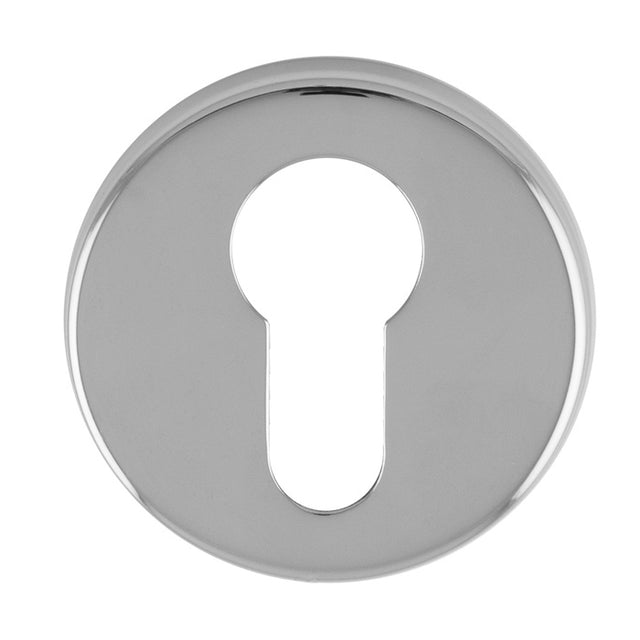 High quality image of Manital - Euro Profile Escutcheon-Polished Chrome | Sku.RE001CP | Trade Door Handles.