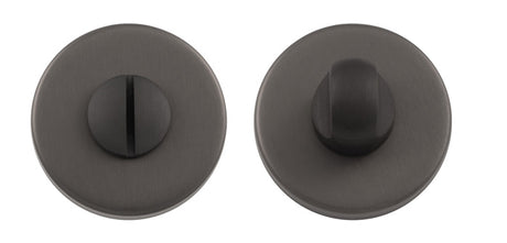 High quality image of Manital - Turn and Release on Concealed Fix Round Rose-Anthracite | Sku.RE004ANT | Trade Door Handles.