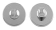 High quality image of Manital - Turn and Release on Concealed Fix Round Rose-Polished Chrome | Sku.RE004CP | Trade Door Handles.
