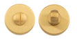 High quality image of Manital - Turn and Release on Concealed Fix Round Rose-Satin Brass | Sku.RE004SB | Trade Door Handles.