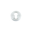 High quality image of the Rosso Maniglie - Euro Profile Escutcheon 50mm dia - Satin Chrome | Sku. rm001sc | available to order from Trade Door Handles.