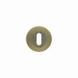 High quality image of the Rosso Maniglie - Standard Profile Escutcheon 50mm dia - Antique Brass | Sku. rm002ab | available to order from Trade Door Handles.