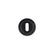 High quality image of the Rosso Maniglie - Standard Profile Escutcheon 50mm dia - powder coat black | Sku. rm002pcb | available to order from Trade Door Handles.