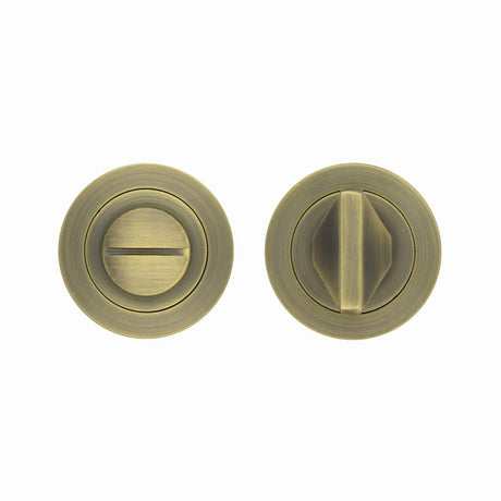 High quality image of the Rosso Maniglie - Turn and Release - Antique Brass | Sku. rm004ab | available to order from Trade Door Handles.