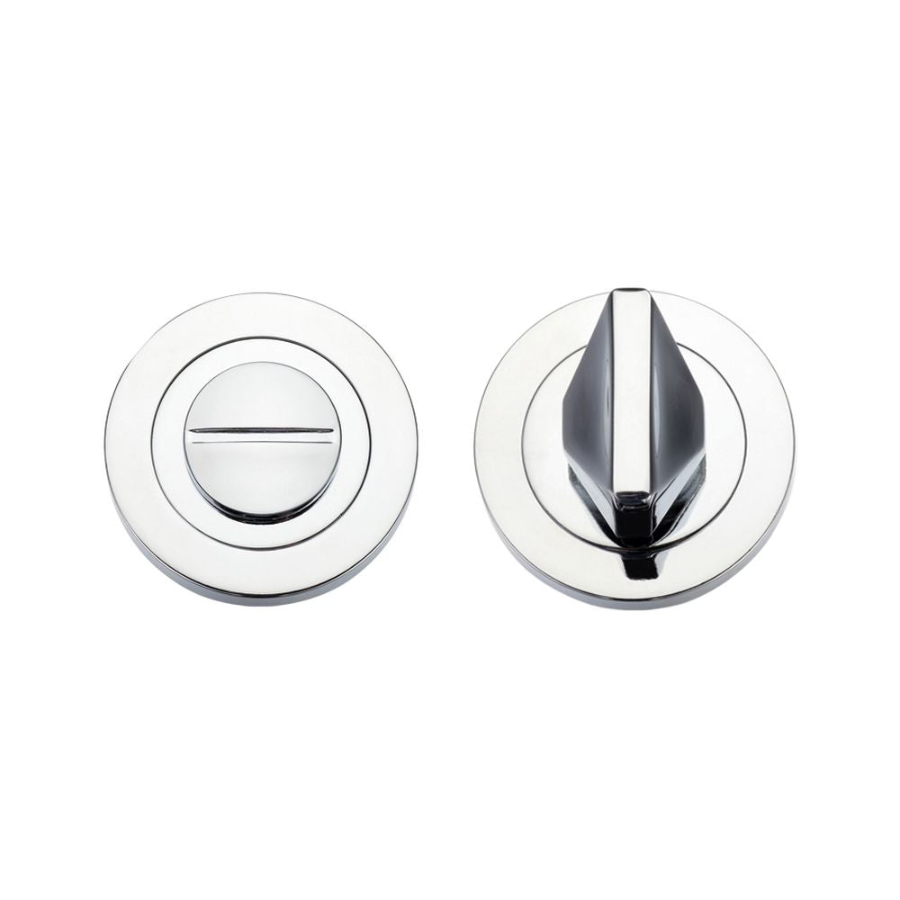 High quality image of the Rosso Maniglie - Turn & Release - Polished Chrome | Sku. rm004cp | available to order from Trade Door Handles.