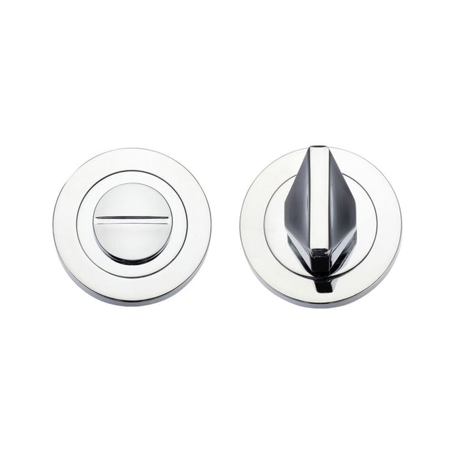 High quality image of the Rosso Maniglie - Turn & Release - Polished Chrome | Sku. rm004cp | available to order from Trade Door Handles.
