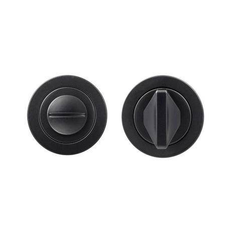 High quality image of the Rosso Maniglie - Turn & Release - Powder Coat Black | Sku. rm004pcb | available to order from Trade Door Handles.