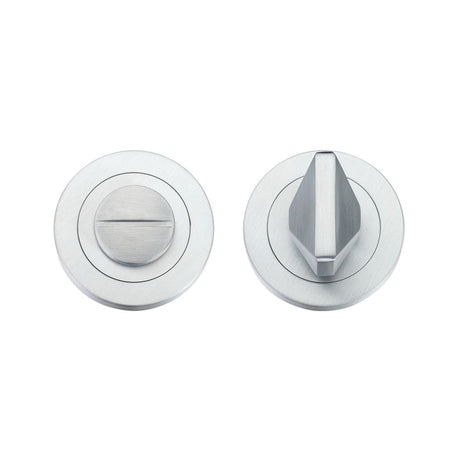 High quality image of the Rosso Maniglie - Turn & Release - Satin Chrome | Sku. rm004sc | available to order from Trade Door Handles.