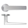 High quality image of the Rosso Maniglie - Veloce Lever On Round Rose, Finish - Satin Chrome | Sku. rm150sc | available to order from Trade Door Handles.