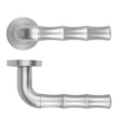 High quality image of the Rosso Maniglie - Vasco Lever On Round Rose, Finish - Satin Chrome | Sku. rm200sc | available to order from Trade Door Handles.