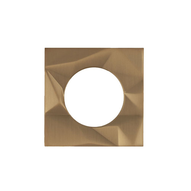High quality image of the Rosso Maniglie - Spare Frattura Square Rose Pack - Antique Brass | Sku. rmsqsr03-ab | available to order from Trade Door Handles.