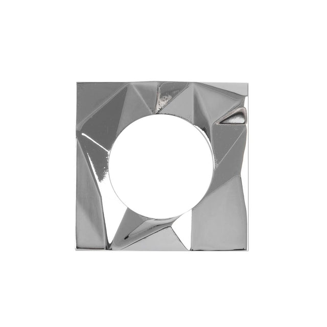 High quality image of the Rosso Maniglie - Spare Frattura Square Rose Pack - Polished Chrome | Sku. rmsqsr03-cp | available to order from Trade Door Handles.