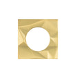 High quality image of the Rosso Maniglie - Spare Frattura Square Rose Pack - Satin Brass | Sku. RMSQSR03-SB | available to order from Trade Door Handles.